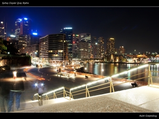 Sydney Cirqular Quay Skyline - Wallpaper